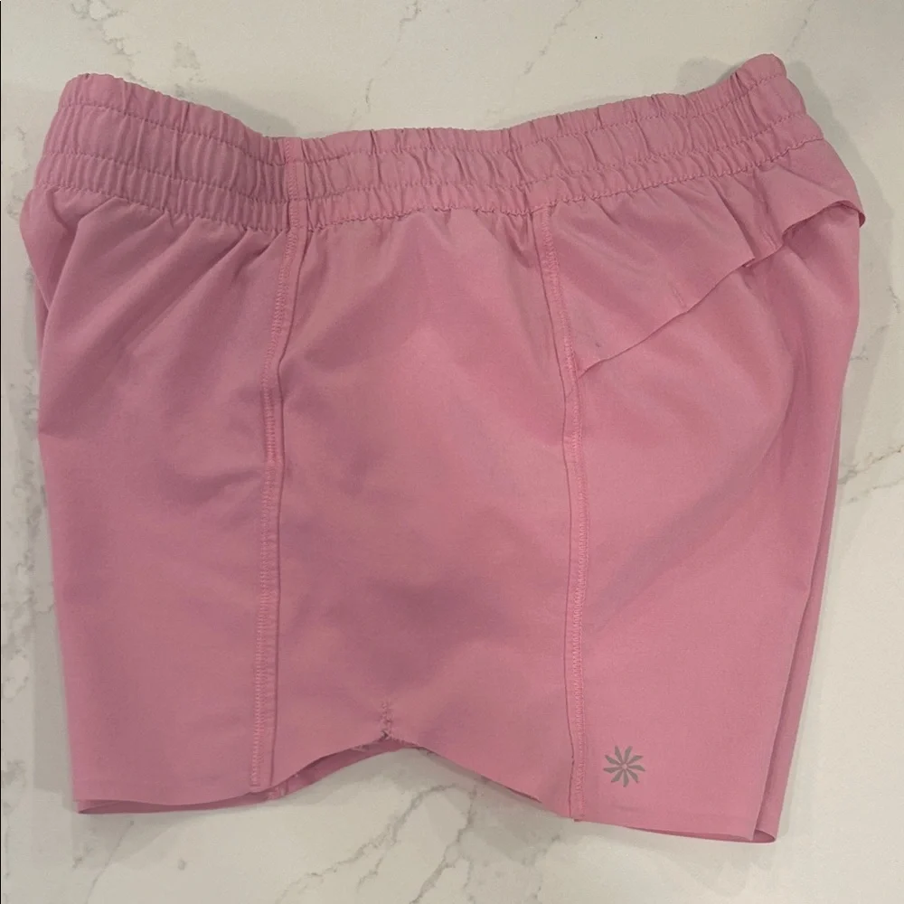 Athleta Girl Pink Running Athletic Shorts - Picture 3 of 5
